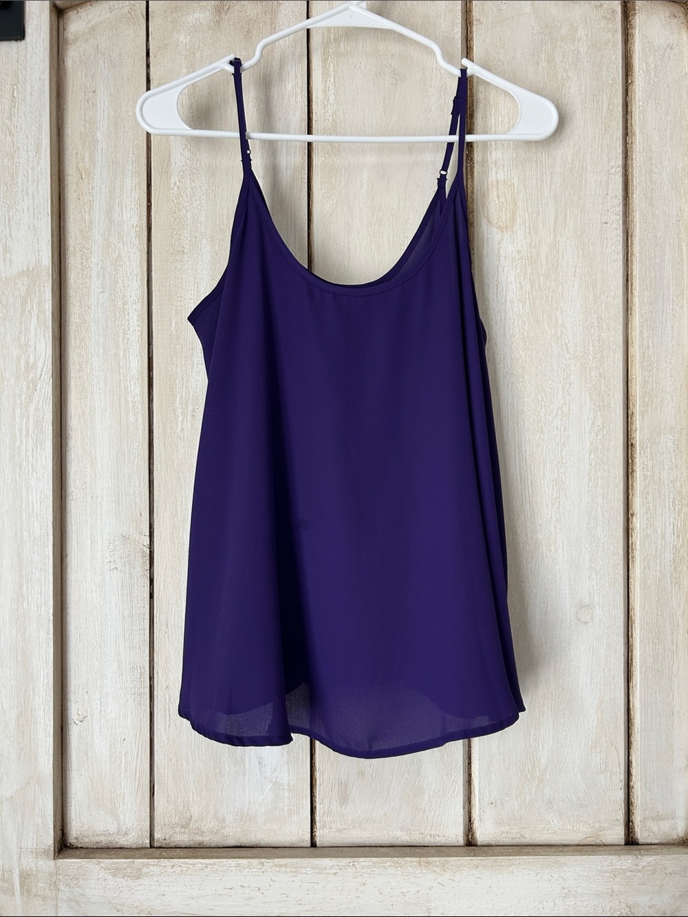 Apt. 9 Deep Purple Adjustable Spaghetti Strap Camisole